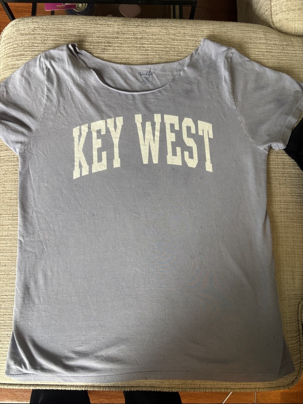 Brandy Melville Lavender Key West Graphic Tee